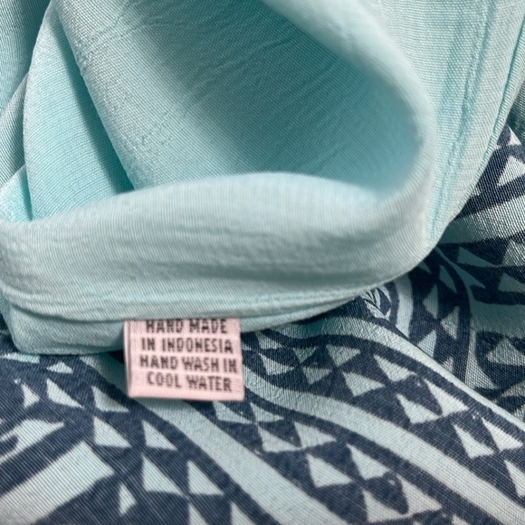 NWOT Manaola Dress Aqua and Gray S - Picture 10 of 10